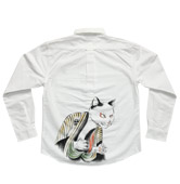 長袖シャツ「歌舞伎猫」