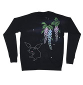 レディースカーディガン「藤と兎」