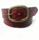 手染めベルト「朱雀」