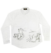 長袖シャツ「鳥獣戯画」