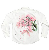 長袖シャツ「桜吹雪」