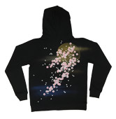 スウェットパーカー「月見櫻」