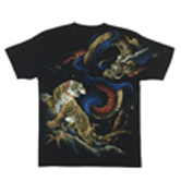 和柄半袖Tシャツ「独眼竜×傾奇者」