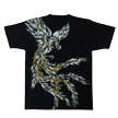 和柄半袖Tシャツ「白金鳳凰」