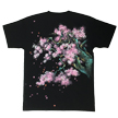 和柄半袖Tシャツ「櫻吹雪」