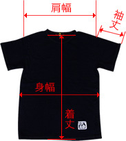 半袖Tシャツサイズ