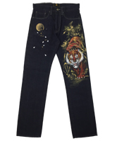 手描き和柄ジーンズ「前田慶次」限定版