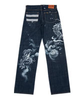 手描京友禅ジーンズ「坂本龍馬モデル」