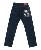 手描きジーンズ「熊猫」