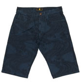 カラージャガードハーフパンツ「墨黒色」