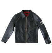 レザージャケット「櫻目髑髏」