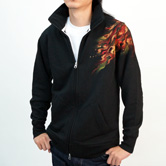 和柄ジップジャケット「火消し親父」