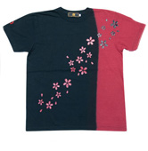 ぼかし染めTシャツ「櫻」