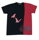 ぼかし染めTシャツ「彼岸花」