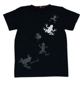 手描Tシャツ「蛙」