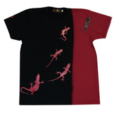 ぼかし染Tシャツ「家守」