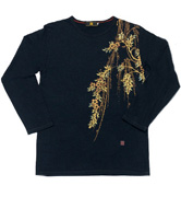 和柄Tシャツ「枝垂れ櫻」