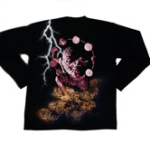 長袖Tシャツ「雷神」