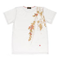 手染めTシャツ「枝垂れ櫻」
