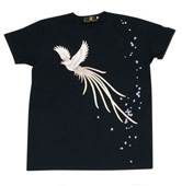 手染めTシャツ「舞鳥」