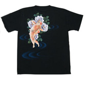 半袖Tシャツ「牡丹に鯉」