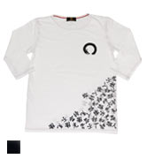 手染め七分袖Tシャツ「禅語」