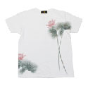 手染めTシャツ「蓮」