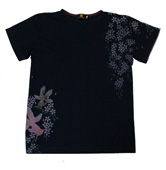 手染Ｔシャツ「櫻金魚」