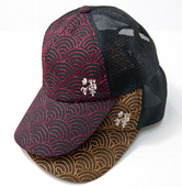 キルトちりめんキャップ/龍鱗