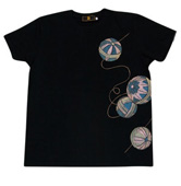 手描Tシャツ「鞠遊」