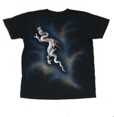 手染めTシャツ「昇龍」