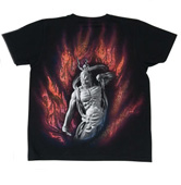 手染めTシャツ「仁王」