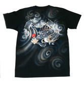 半袖Tシャツ「華喰白龍」
