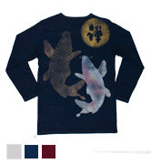 和柄Tシャツ「夫婦鯉」