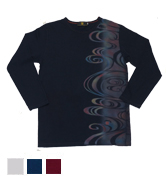 和柄Tシャツ「流水」