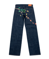 和柄ジーンズ「紅葉」