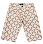 刺し子ハーフパンツ「七宝」