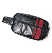 ボディーバッグ「京鹿の子絞り」/黒