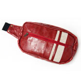 ボディーバッグ「京鹿の子絞り」/赤