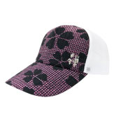 刺子キャップ「桃櫻/白」