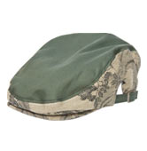 ハンチング「緑茶色」