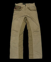 プレミアムカラーパンツ「緑茶染」