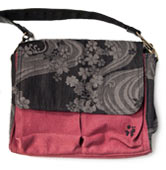 ショルダーバッグ「流水櫻／赤」