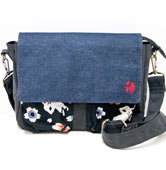 ちきりや×禅ショルダーバッグ「時流／黒」