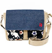 ちきりや×禅ショルダーバッグ「時流／ベージュ」