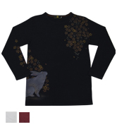 和柄Tシャツ「櫻兎」