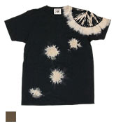 絞り染Tシャツ「降臨」