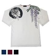 七分袖Tシャツ 朱雀