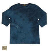 七分袖Tシャツ「ムラ染め」